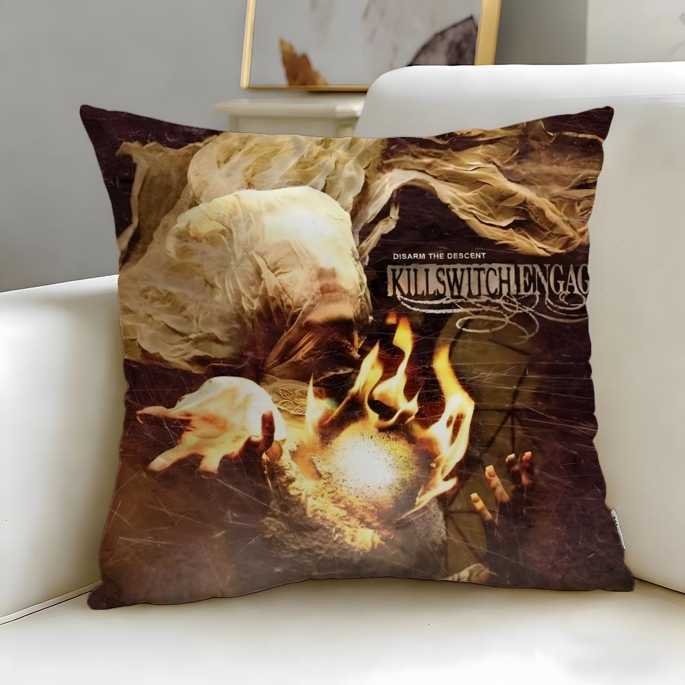 Klassische Band Killswitch Engage Kissenbezug Weich & Leicht zu Waschen – Vielseitig für Sofa, Bett, Reisen und Büro