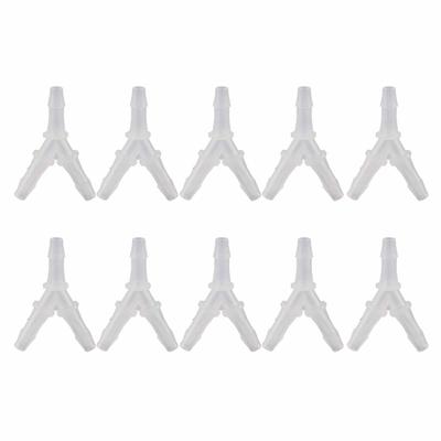 10PCS Weiche Schlauch Armaturen Y Typ Stecker Aquarium Aquarium Luftpumpe Junction 3 Weg