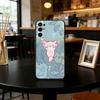 Cute axolotl  Phone Case For Samsung S25,S24,S21,S22,S23,S30,Ultra,S20,Plus,Fe,Lite,Note,10,Black Cover