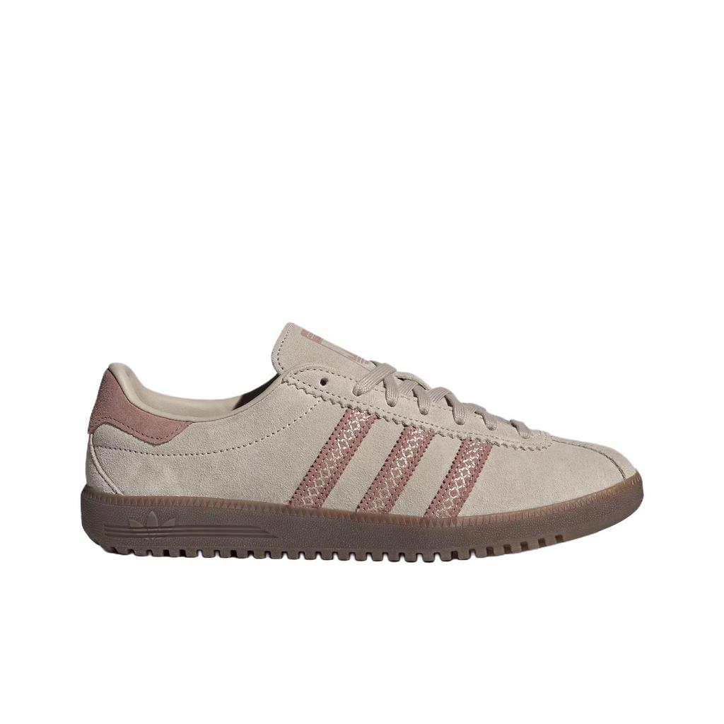 Adidas Originals Bermuda Fashion Comfortable Low-Top Skate Shoes Women Sneaker Light-Brown JS3967