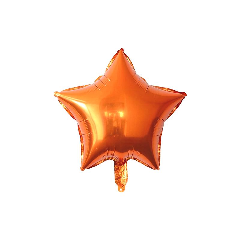 18-Inch Star & Heart Foil Balloon - Festival, Birthday, Wedding Decoration