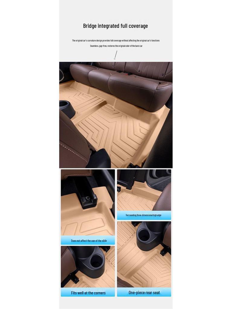 Wuling Bingo TPE Floor Mats - Premium & Lightweight, Original Color, Wear-Resistant, Non-Slip
