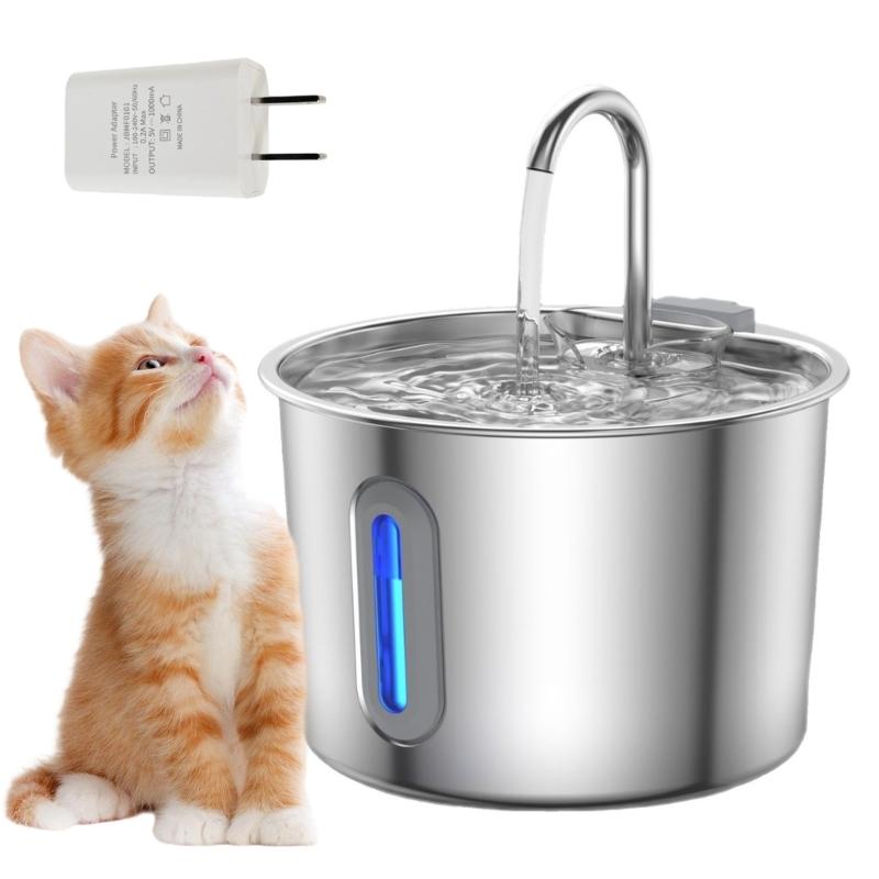 Cats Water Fountain Automatic Dogs Pet Drinking Mute Water Dispenser Large Capacity Quiet Automatic Fountain 1