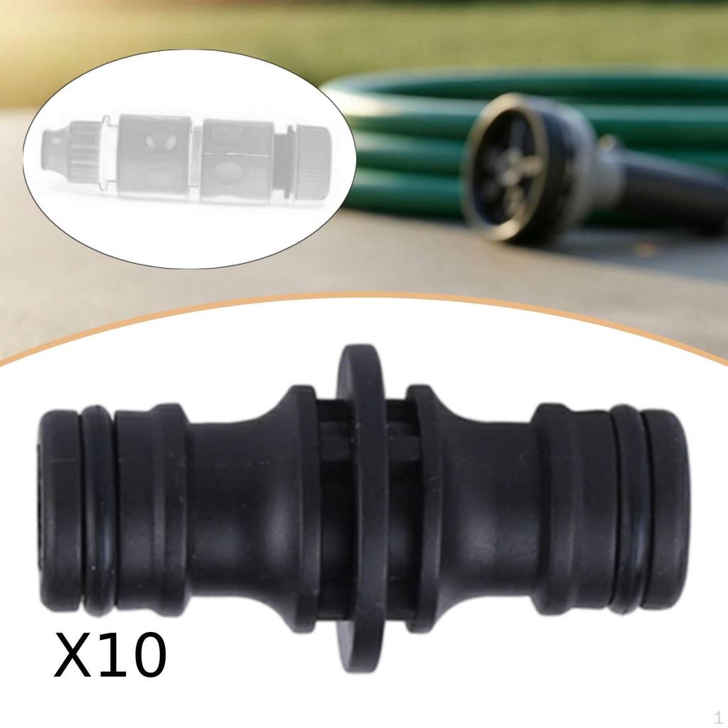 10 Pieces Garden Hose Connector Fittings for Plumbing Yard Irrigation System White