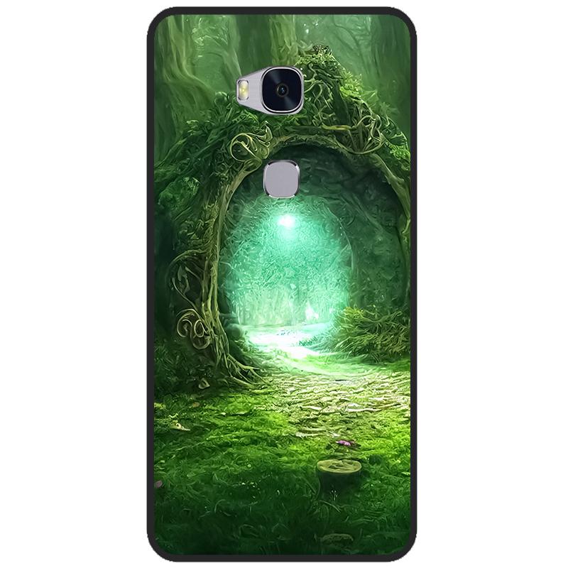 For Huawei GR5 2016 Honor 5X Phone Case Cute Silicone Case For Huawei Honor 5X 5 X Cover KIW-L21 5.5 " Soft TPU Protection Shell