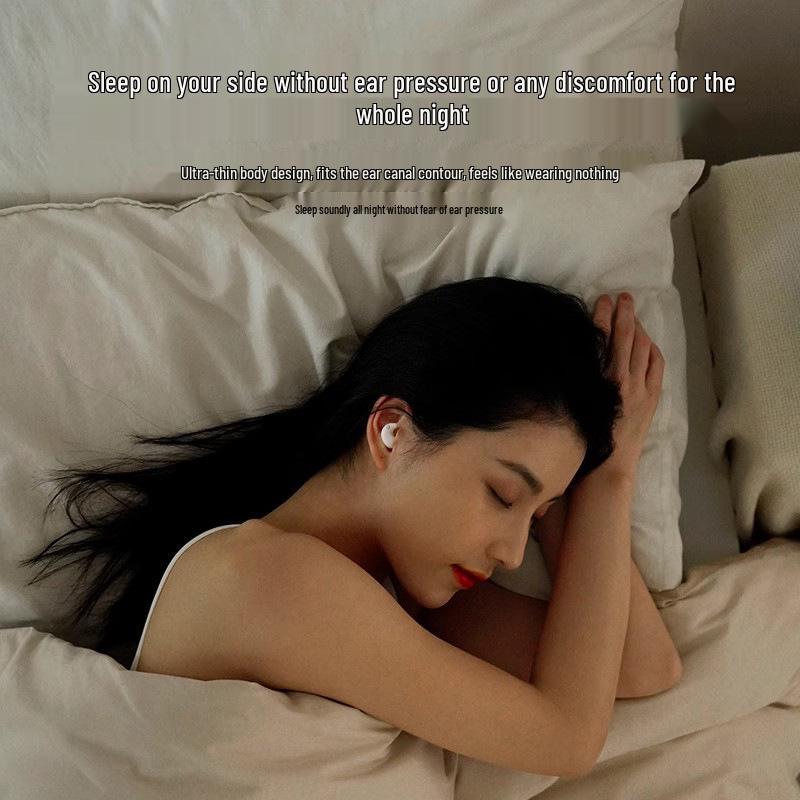 2025 Ultra-Thin Bluetooth Sleep Headphones: Long Battery Life, High Sound Quality, Noise Cancelling, Wireless In-Ear Design.