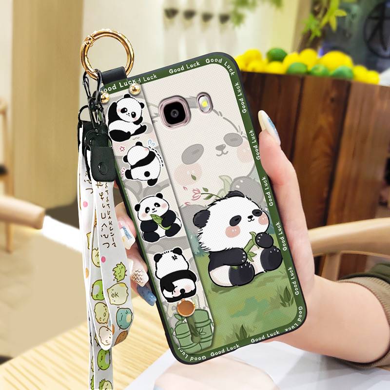 Cartoon Phone Holder Phone Case For Samsung Galaxy J510/J5 2016/J5108 Anti-knock Waterproof Shockproof Anti-dust Cute