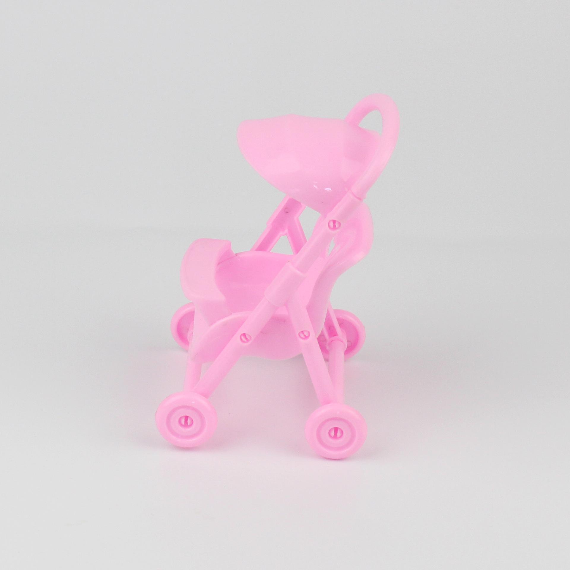 Пластиковая игрушечная коляска для куклы Барби — фото 2