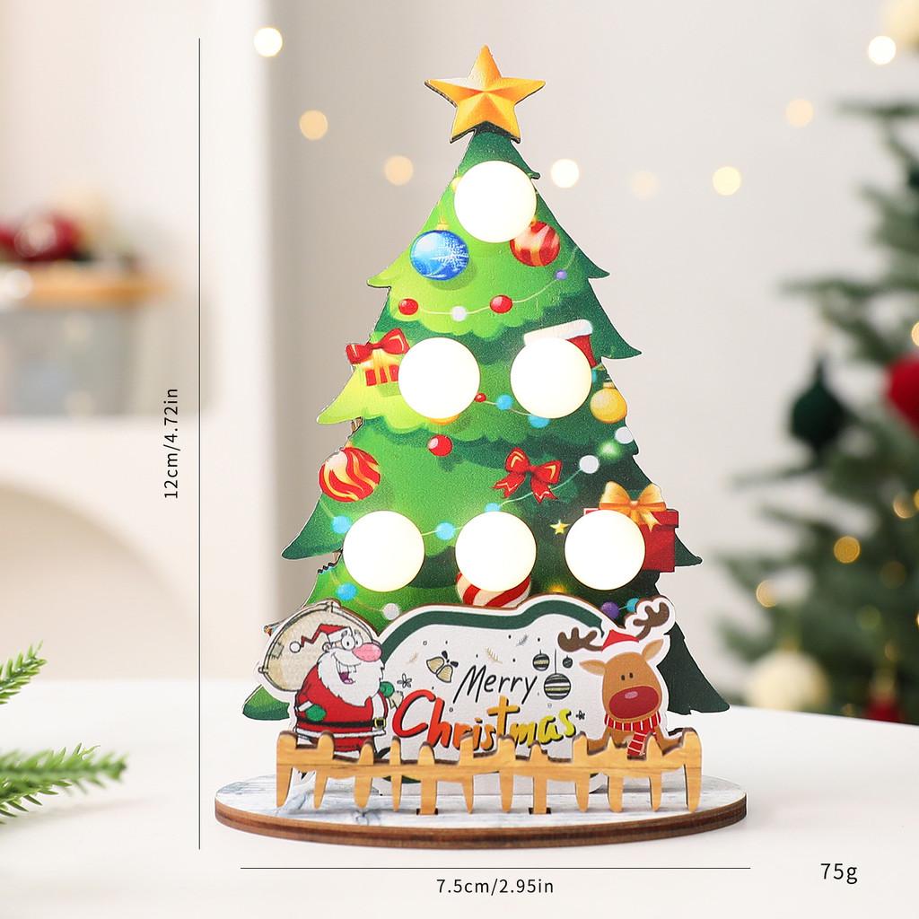 Christmas Tree Ornaments With Density Board Material For Holiday Home Decor