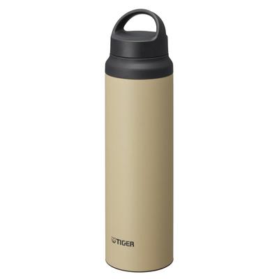 Tiger Thermos Tiger Water Bottle 800ml with Handle Lightweight Stainless Steel Bottle Outdoor Office Pacific Beach (TIGER) (Beige) MCZ-S080CZ