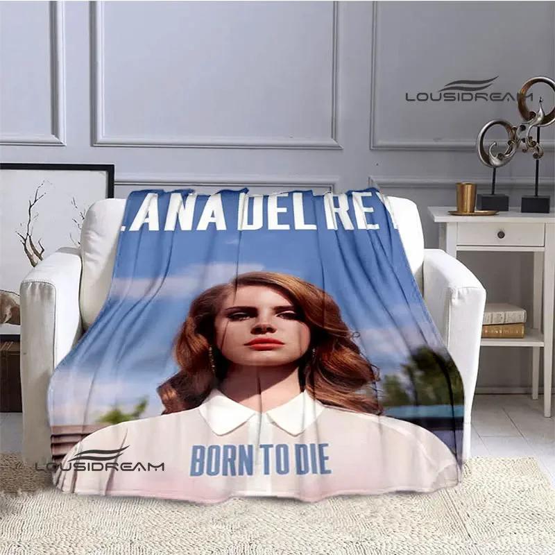 Lana Del Rey Coperta stampata sottile Morbida e confortevole Coperta per casa, viaggio, biancheria da letto regalo di compleanno