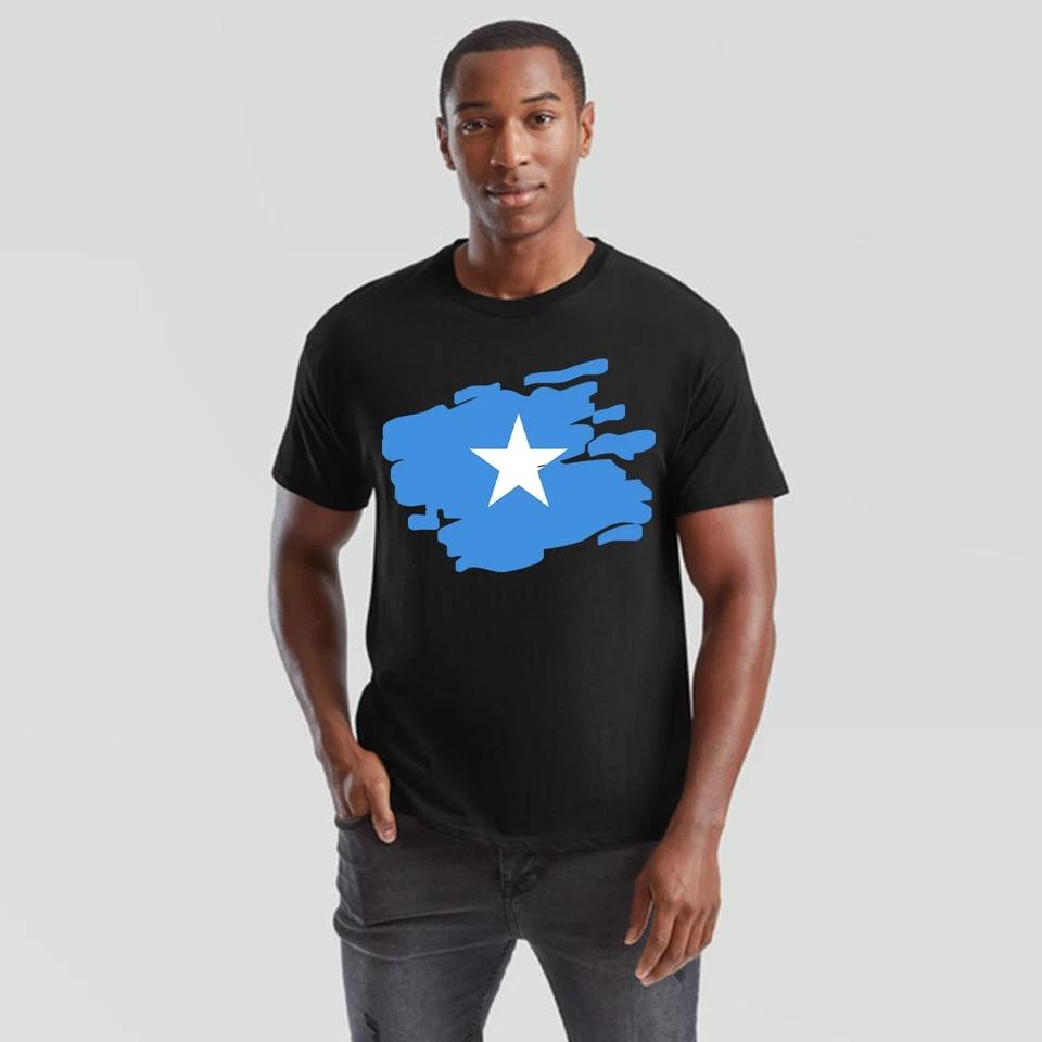 Somalia Flag National Country Pride Mens T-shirt Travel Souvenir M