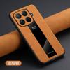 For Xiaomi 17T Pro Case New Advanced Luxury Leather For Magsafe Magnetic Bracket Non-slip Back Cover For Xiaomi 17T Shell Bumper