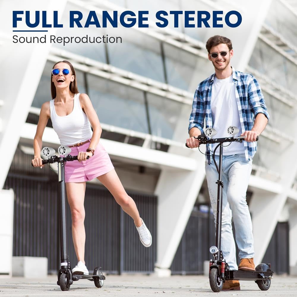 PyleUsa 2,25" Wasserdichter Offroad-Lautsprecher - 20W Marine-Qualität Passives Woofer-Soundsystem Voll