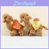 Lovable Camel Plush Keychain Fluffy Dunhuang Soft Toy Bag Charm Doll