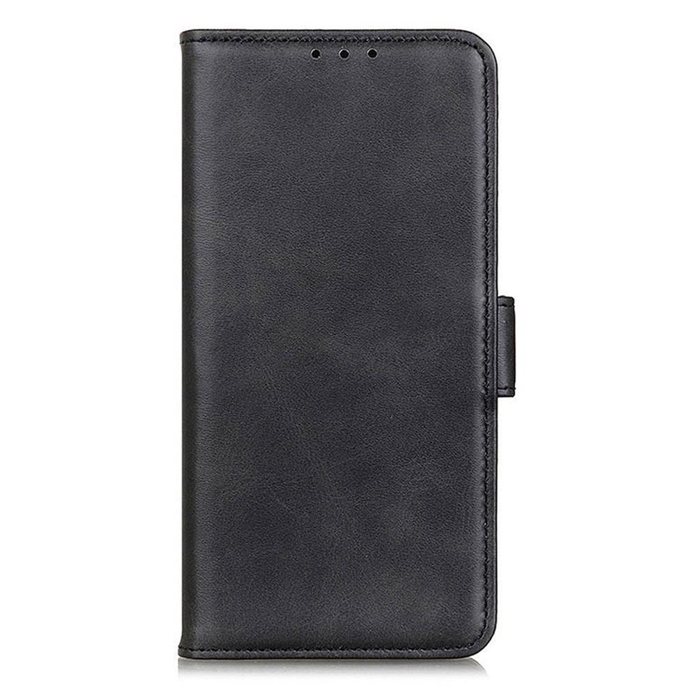 For Motorola Moto G56 5G Case Stand Cowhide Texture PU Leather Phone Cover