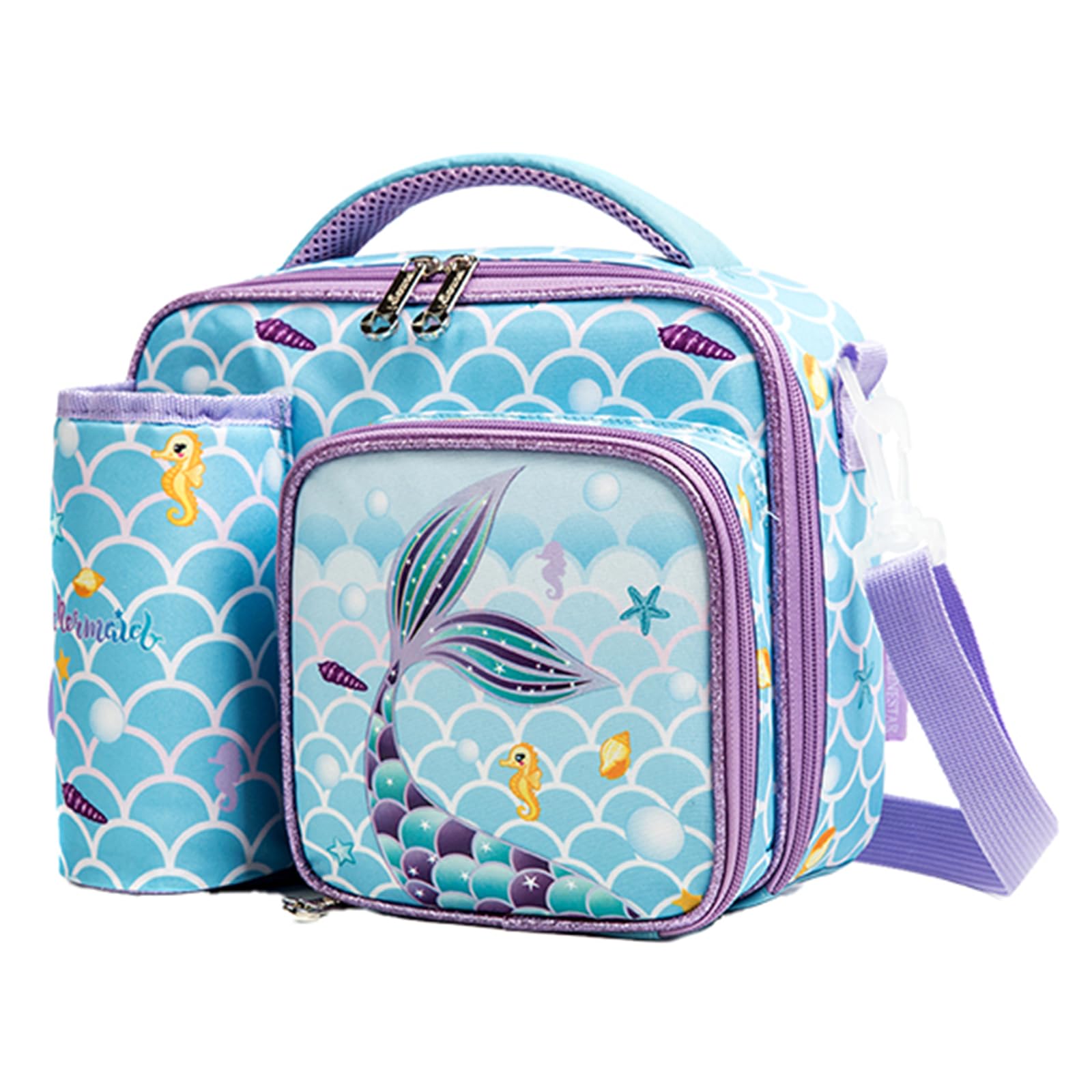 Мультяшный узор холодильник ланч-бокс свежий портативный изолированный оксфордский ланч-бокс термосумки для пикника для девочек и детей