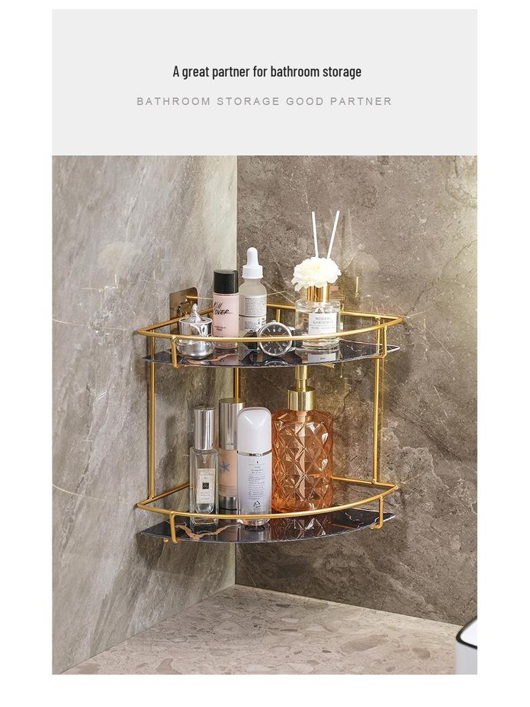 Birdcage Skincare Organizer: Bathroom Cosmetics Rack & Dressing Table Storage