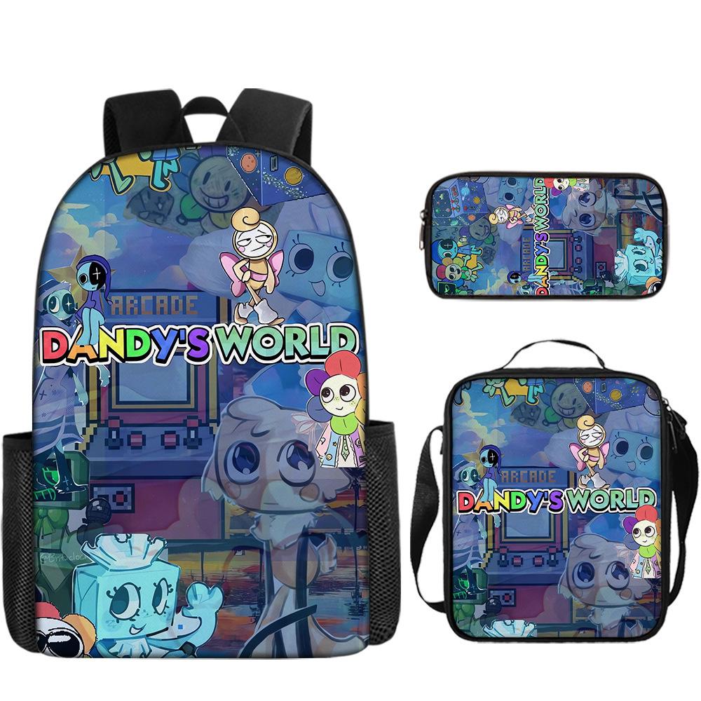 Skolstart Ryggsäck Dandy'S World Ryggsäck Elev Skolväska Axelväska Pennfodral