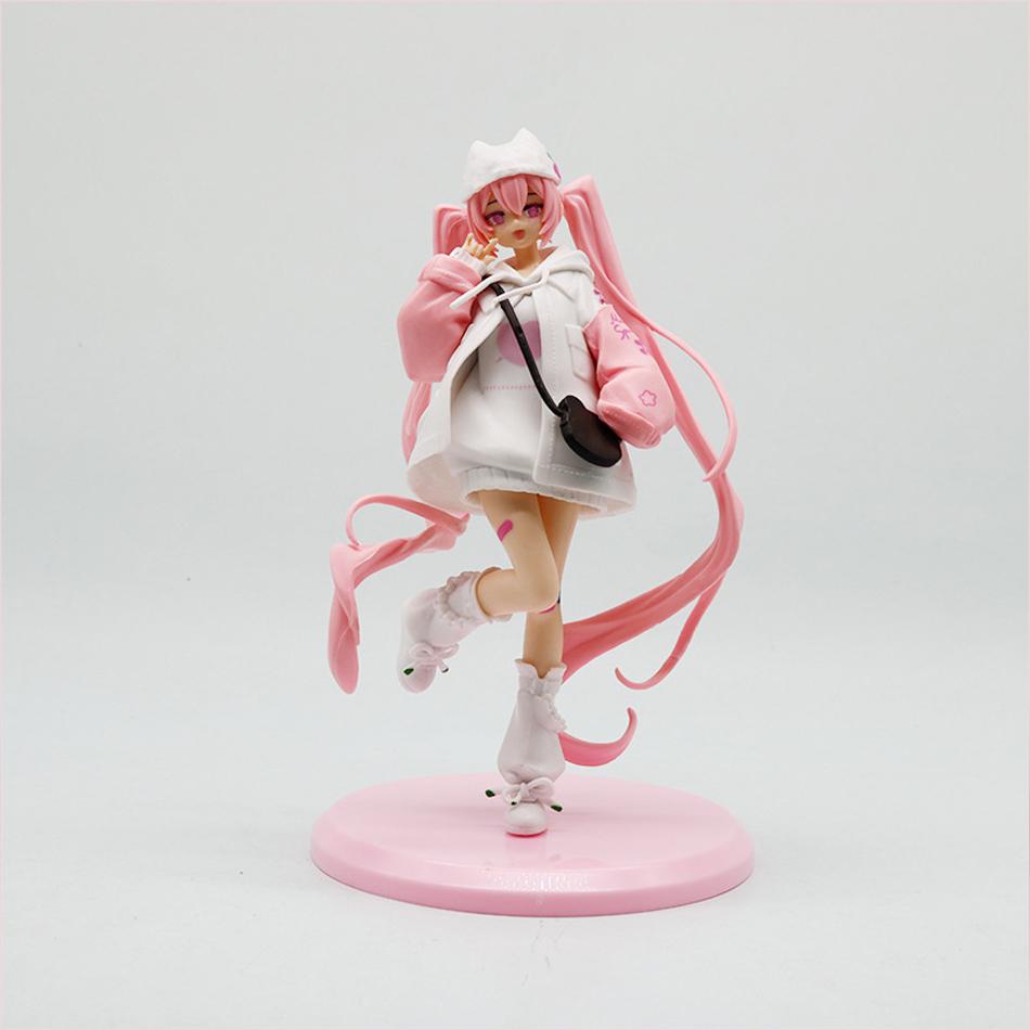 Disponibile Personaggi Piapro Hatsune Miku Tenitol Petit Sakura Stile Cool FuRyu Modello Giocattolo Figura Ornamento Decorativo Regali di Natale