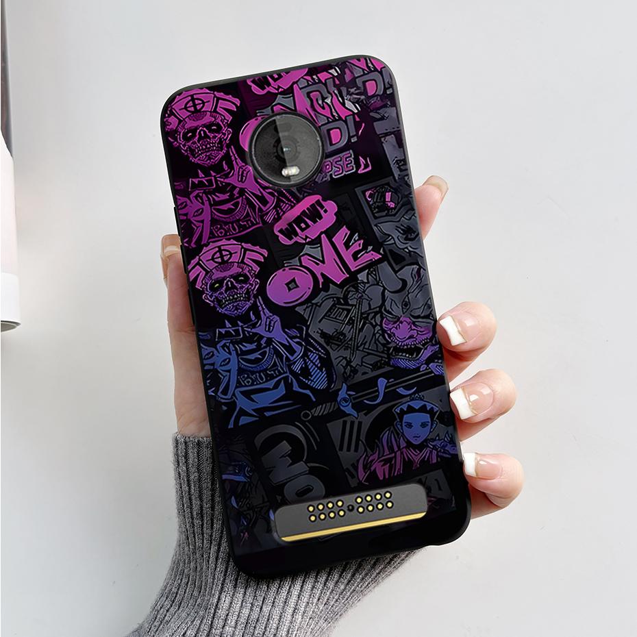 For Motorola Moto Z4 Z3 Play Case Cute Cartoon Soft Silicone TPU Cover Phone Case For Moto Z3 Z4 Play MotoZ4 Z4Play Z3Play Funda