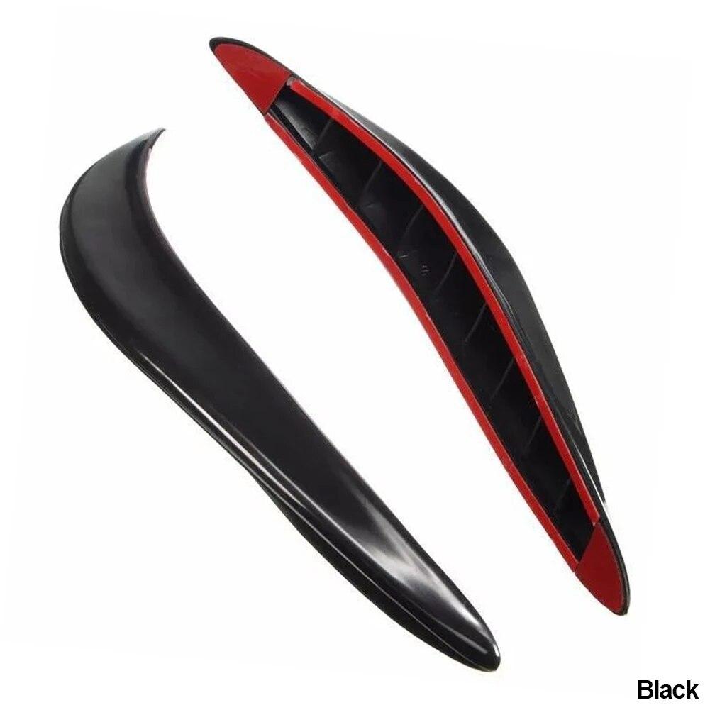 2Pcs Anti-Collision Scratch Patch Car Front Rear Bumper Corner Lip Guard Strip Sticker Protection Protector Crash Accessories