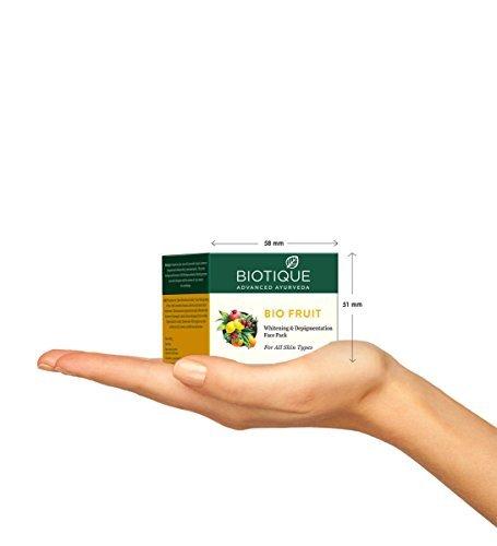 Biotique Bio Fruit Whitening And Depigmentation & Tan Removal Face Pack, 75g And Biotique Bio Papaya Revitalizing Tan Removal Scrub, 75g