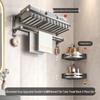 Xuan Yong Punch-Free Towel Rack & Bathroom Shelf Set