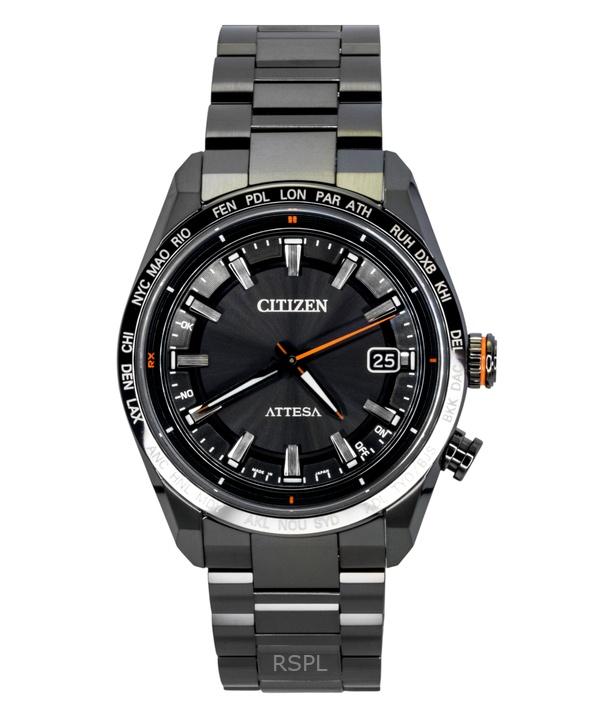 Citizen Attesa Radio Controlled Titanium Black Dial Eco-Drive CB0286-61E 100M Men's Watch
