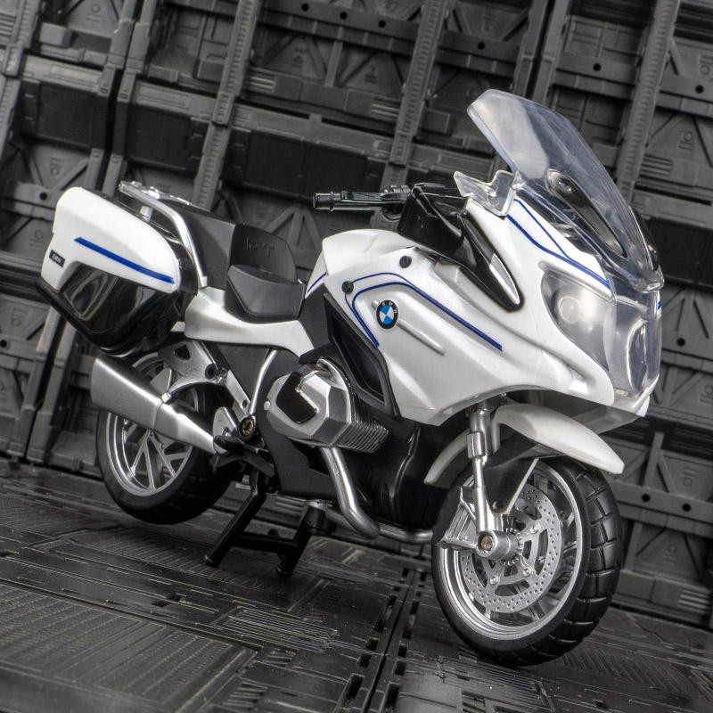 1/12 BMW R1250 RT Alloy Sports Motorcycle Model Diecast Metal Toy Travel Street Motorcycle Model Simulation Collection Kids Gift