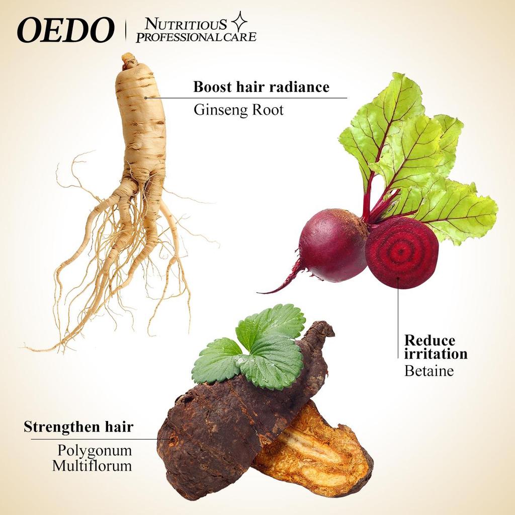 Morocco Herbal Nourishing Repair Shampoo Forbedre tørt og skjørt hårpleie og styling Ginseng Essence Gjør håret smidig serum