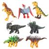 Realistic Pvc Dinosaur Model Set Colorful Animal Figurine Toys For Kids 12 Pieces