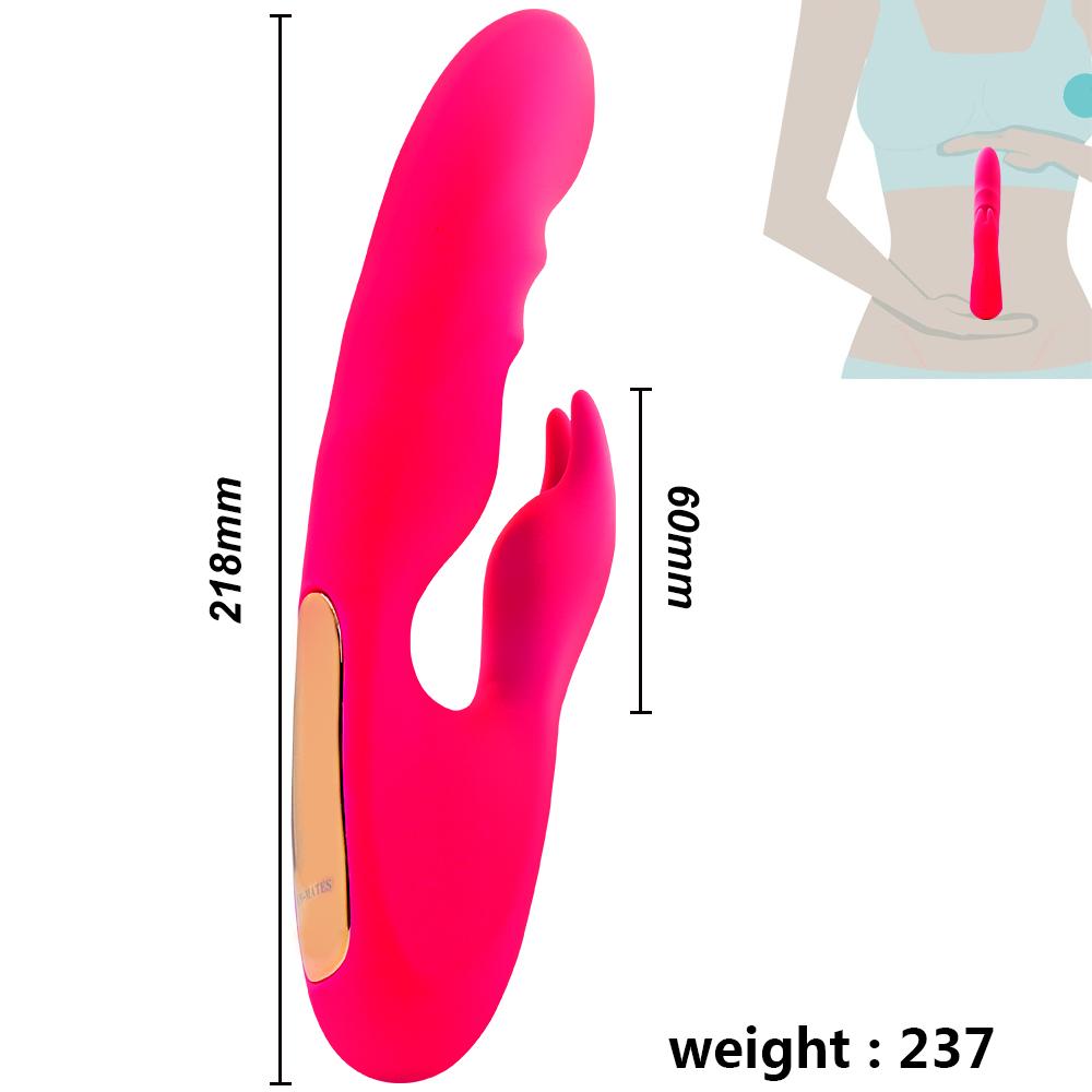 Powerful G-Spot Rabbit Vibrator for Women Beginner Nipple Clitoris Stimulation Female Orgasm Finger Shaped Sex Toys