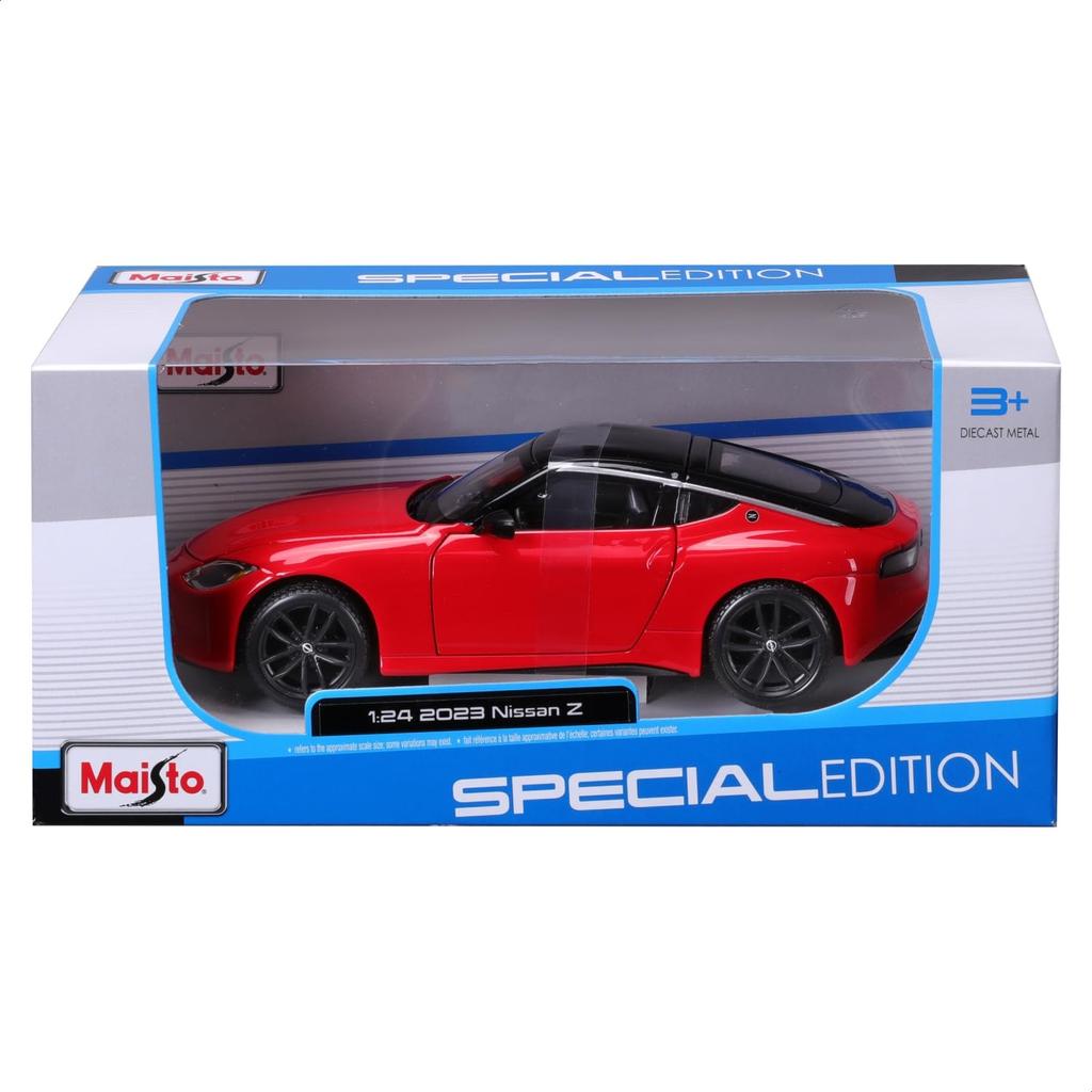 Maisto 1/24 Scale Nissan Z 2023 Red / Diecast Model Car, Finished Product, 32904 RD