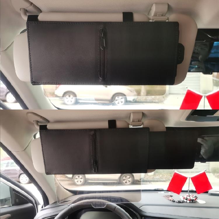 Prodloužení sluneční clony proti oslnění snadná instalace Sluneční clony Nastavitelný blokátor pro čelní sklo auta pro nízké řidiče a spolujezdce