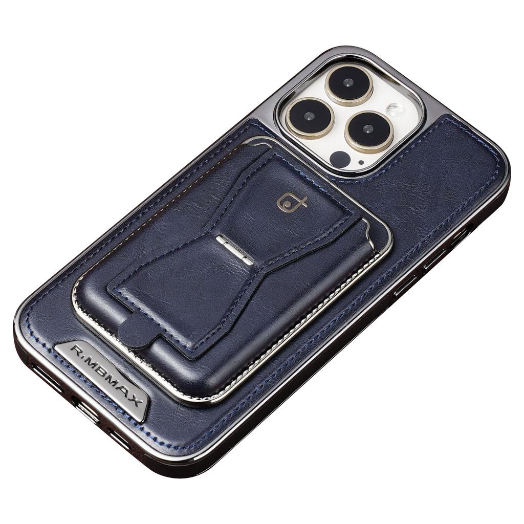 RMBMAX For iPhone 12 Pro Max 6.7 inch Case Detachable Card Slot Kickstand Back Cover