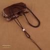 High-Grade Woven Necklace Rope for Men and Women - Versatile Style Ring and Jade Pendant Accessory