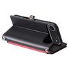 For iPhone Air Case TPU+PU Leather Wallet Phone Cover with Wrist Strap