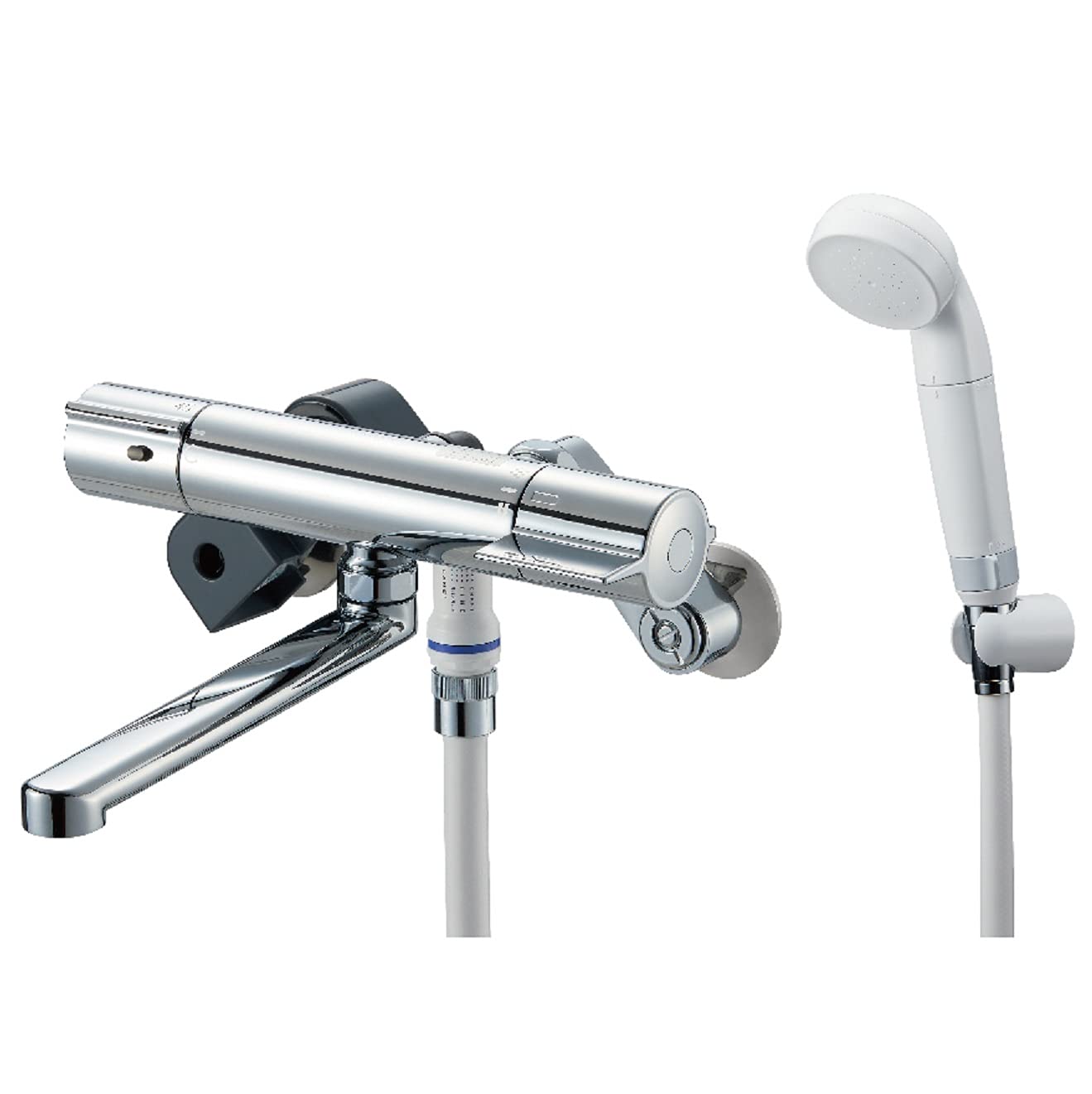 

SANEI Термостатический смеситель для душа с переключателем очищенной воды и функцией генерации ультрамелких пузырьков, хромированный, SK18CS76-13