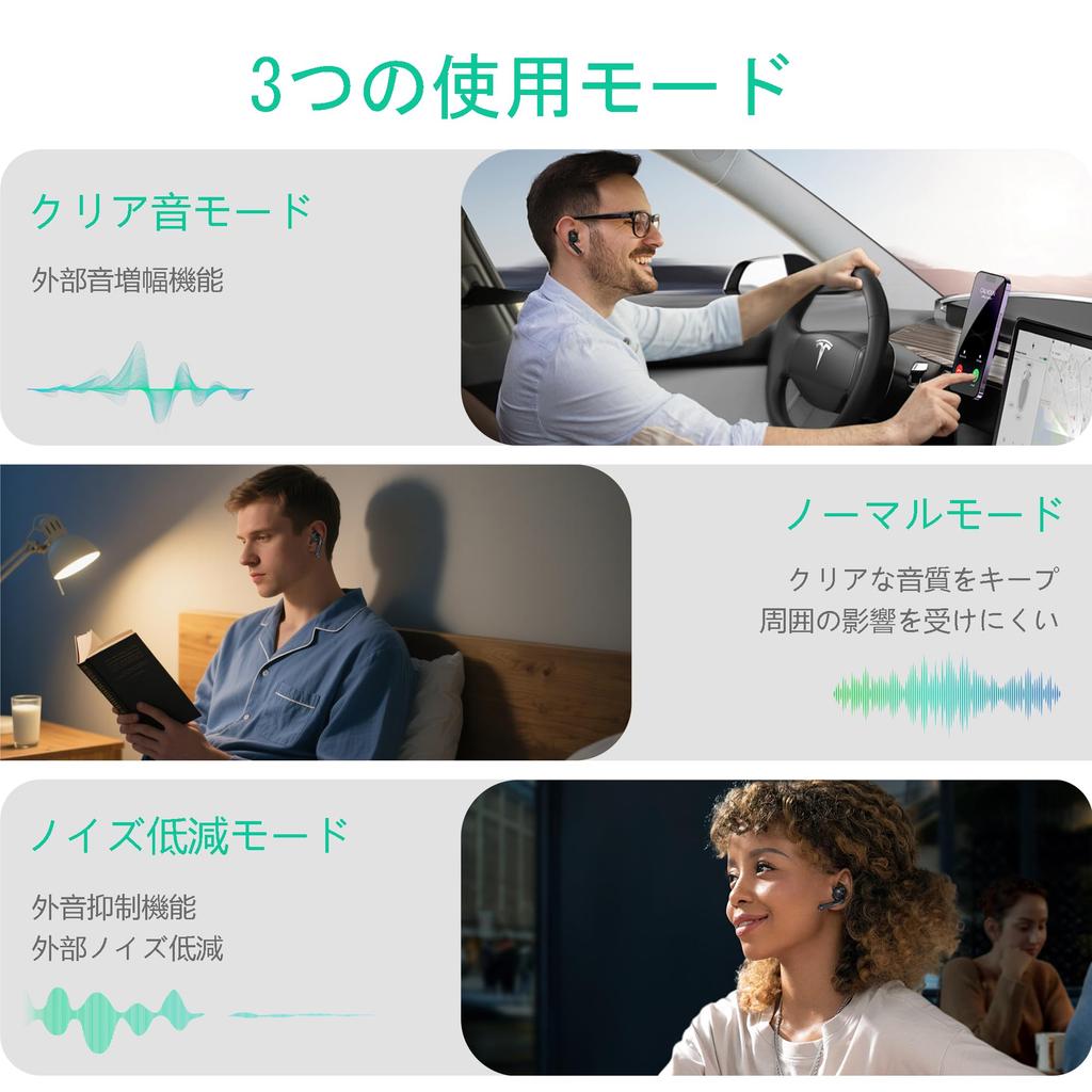 ONES MusPlayE Bluetooth Wireless Earbuds with Touch Screen and ANC Noise Smart Touch App Low Automatic Single or Compact and Game Compatible with and