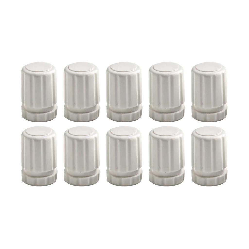 10 Pcs Hand Wheel Switches Underfloor Heating Manifold Accessories M30×1.5 White Floor Heating Water Separator Valve Core