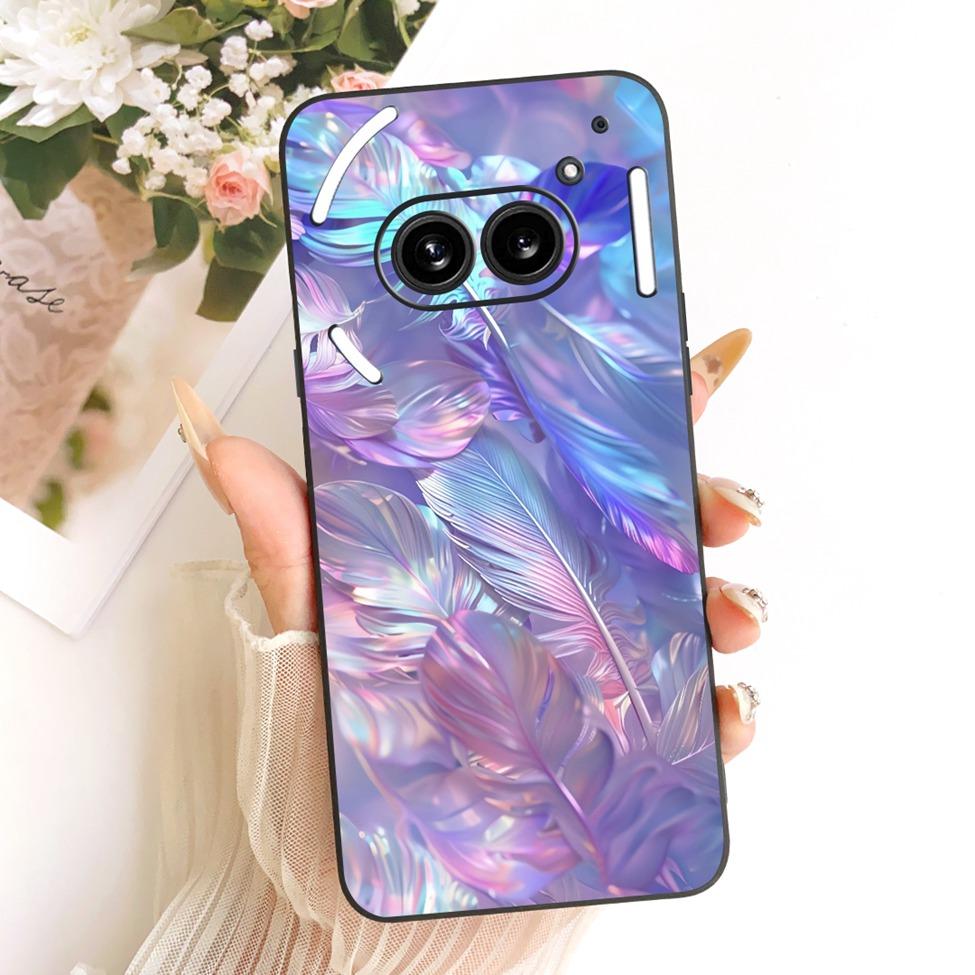 Cover For Nothing Phone 2a Case A142 Silicone Cute Cat Fashion Butterfly Funny Painted Casing For Nothing Phone (2a)