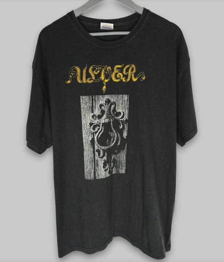 Ulver Band Black Metal Rare Hanes T-Shirt Black Cotton RI_026 Unisex T-Shirt XL