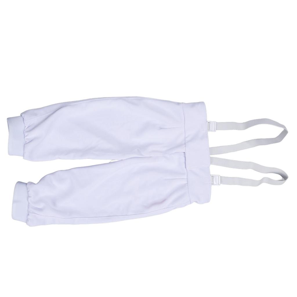 Pantalon d'escrime pour enfants Tissu résistant aux perforations Réglable Épais Uniforme d'escrime pour enfants Combinaison pour l'entraînement au Fleuret Épée Sabre 50