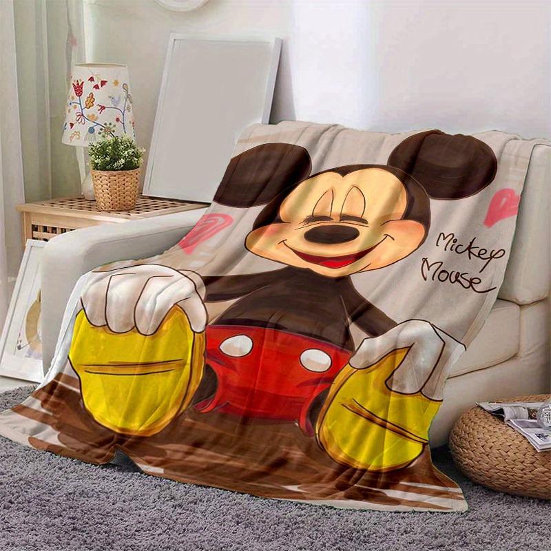 

1pc. Cute Mickey Mouse Cartoon Blanket, Soft Warm Home Decor Gift for All Seasons, Perfect for Couch, Bed, or Any Room, Add a Touch of Fun t 100x150cm
