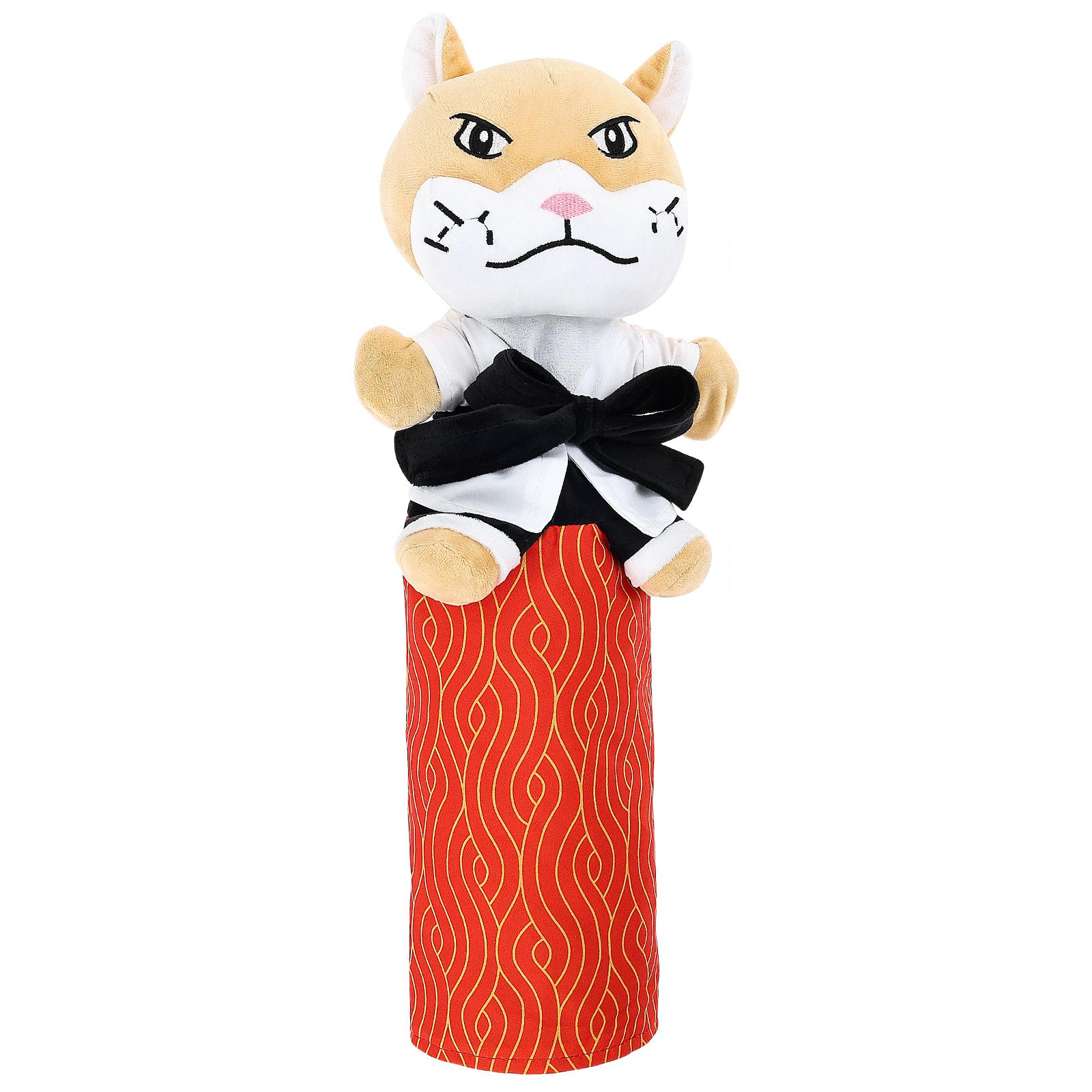 

Karate Kitty Puppet Cat Wrestling Plush Play Glove Pet Interactive Dolls Fun Soft Cat Wrestling Boxing Glove Hand Puppets