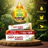 Patanjali Dant Kanti Natural Toothpaste 700G Pack of 1 Herbal Oral Care Fresh Breath Healthy Gums