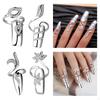 Rhinestone FingerIt Fing Decoration Cover Rings for Weds