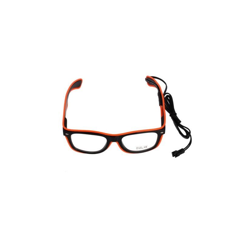 Premium Quality Led El Wire Glasses Light Up Glow Sunglasses For Dj Nightclub Parties
