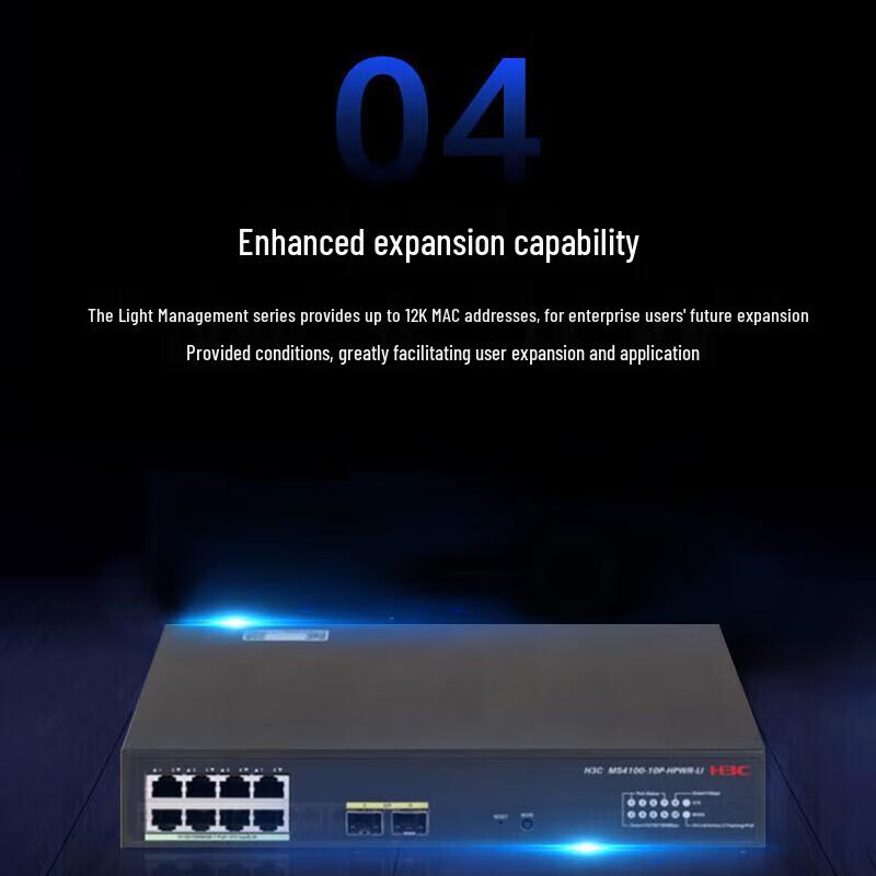 H3C MS4100 Series Gigabit Ethernet Switch for Surveillance